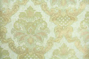 1970s Damask Vintage Wallpaper