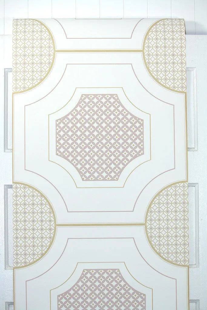 1970s Geometric Vintage Wallpaper
