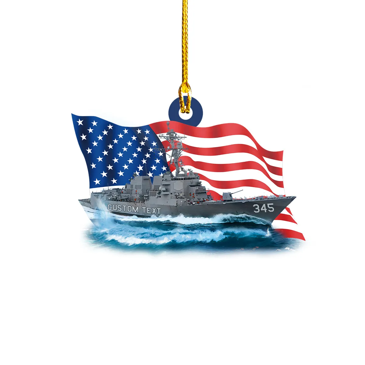 Custom Shaped Ornament - Cruiser 2 - 251