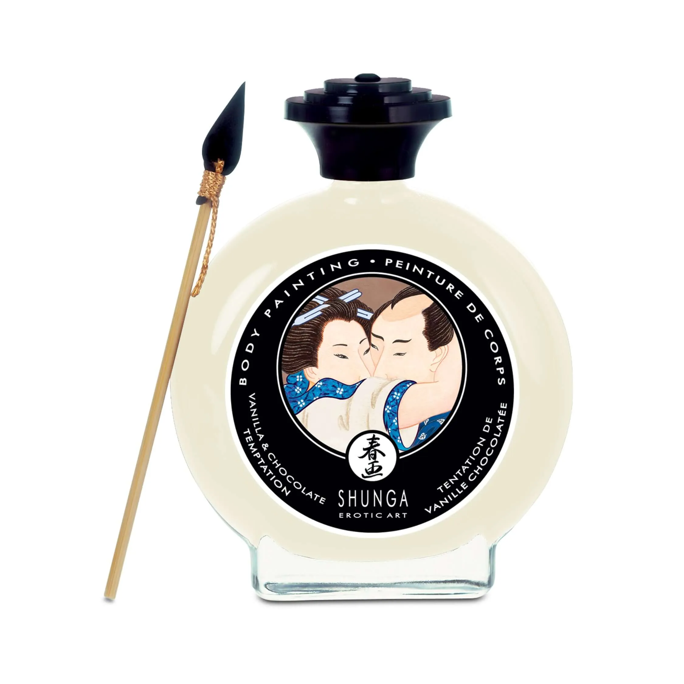 Edible Body Paint - Vanilla &amp; Chocolate Temptation - 3.5 Fl. Oz. / 100 ml