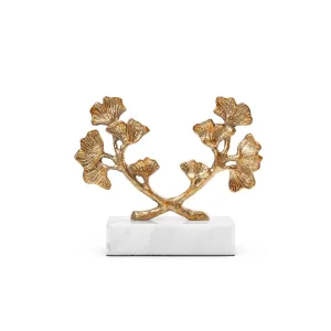 Ginko Statue / Gold Leaf