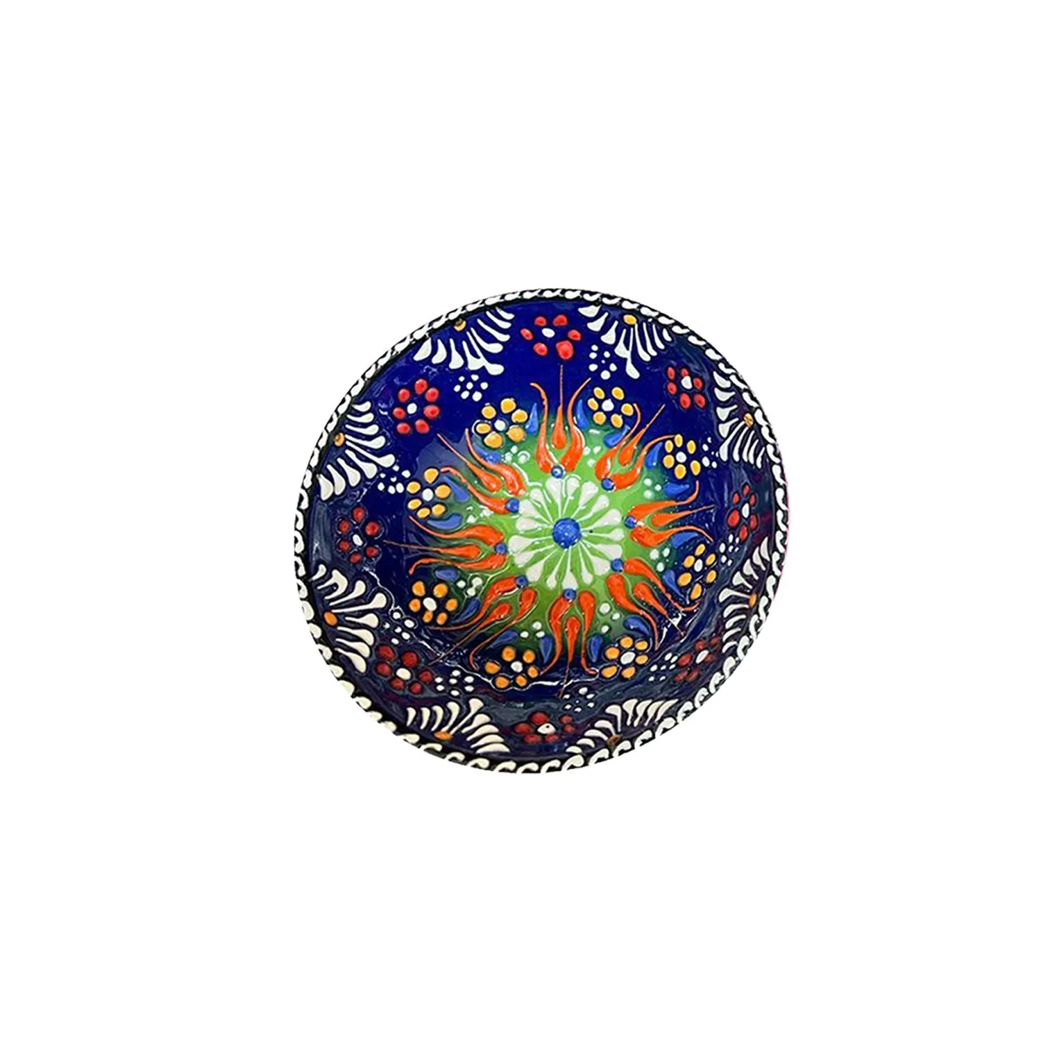 Handmade Ceramic Bowl Mexican Blue