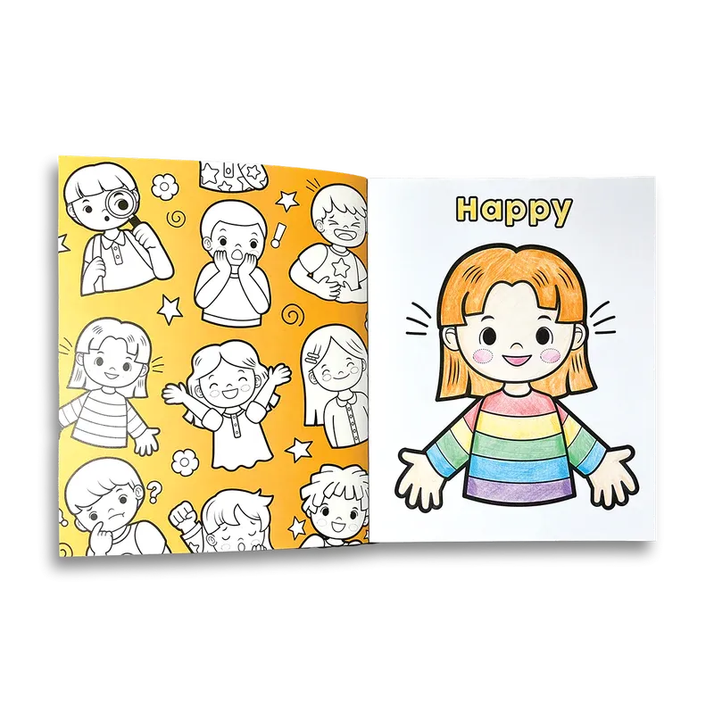 My First Feelings Toddler Color-in Book