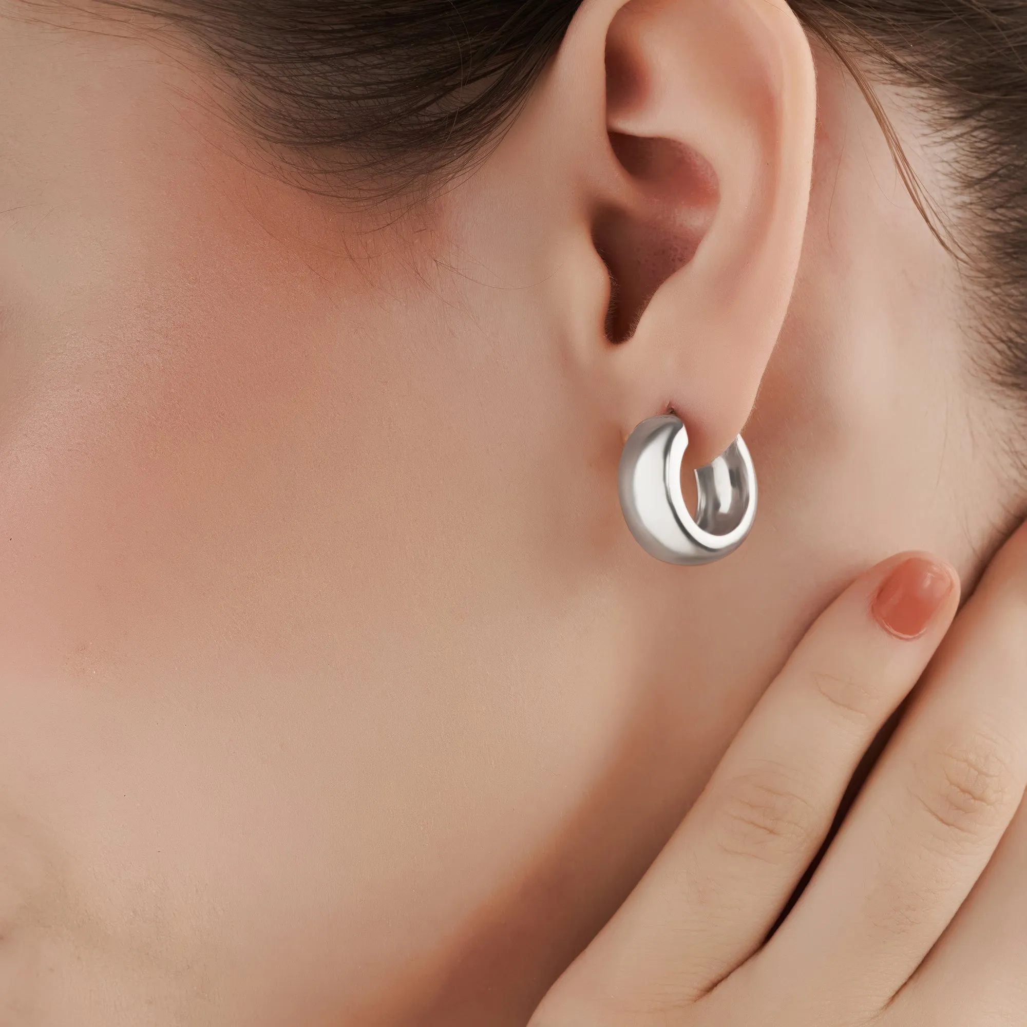 Mysha Sterling Silver Bold Statement Earings 