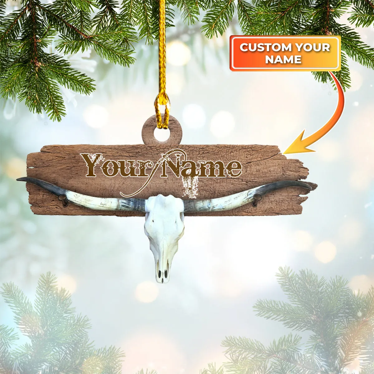 Texas - Custom Ornament 1
