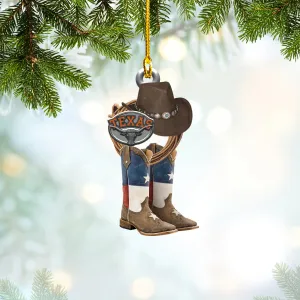 Texas - Shaped Ornament 06