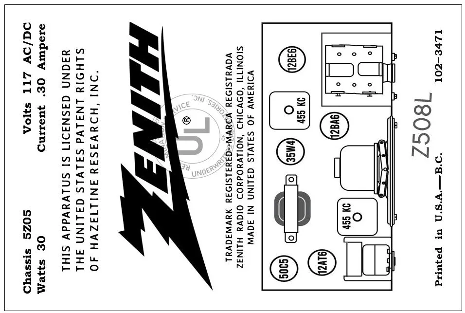 ZENITH-Z508L